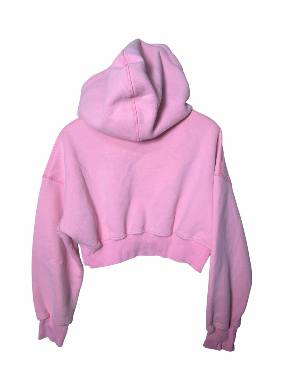 Aelfric Eden Souffle Cropped Hoodie Wide Leg Pants Set Baby Pink Size Large - Picture 4 of 10